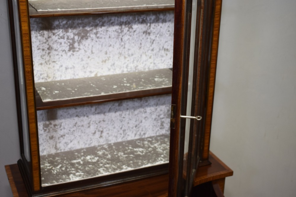 Edwardian Mahogany Inlaid Display Cabinet View XXIII
