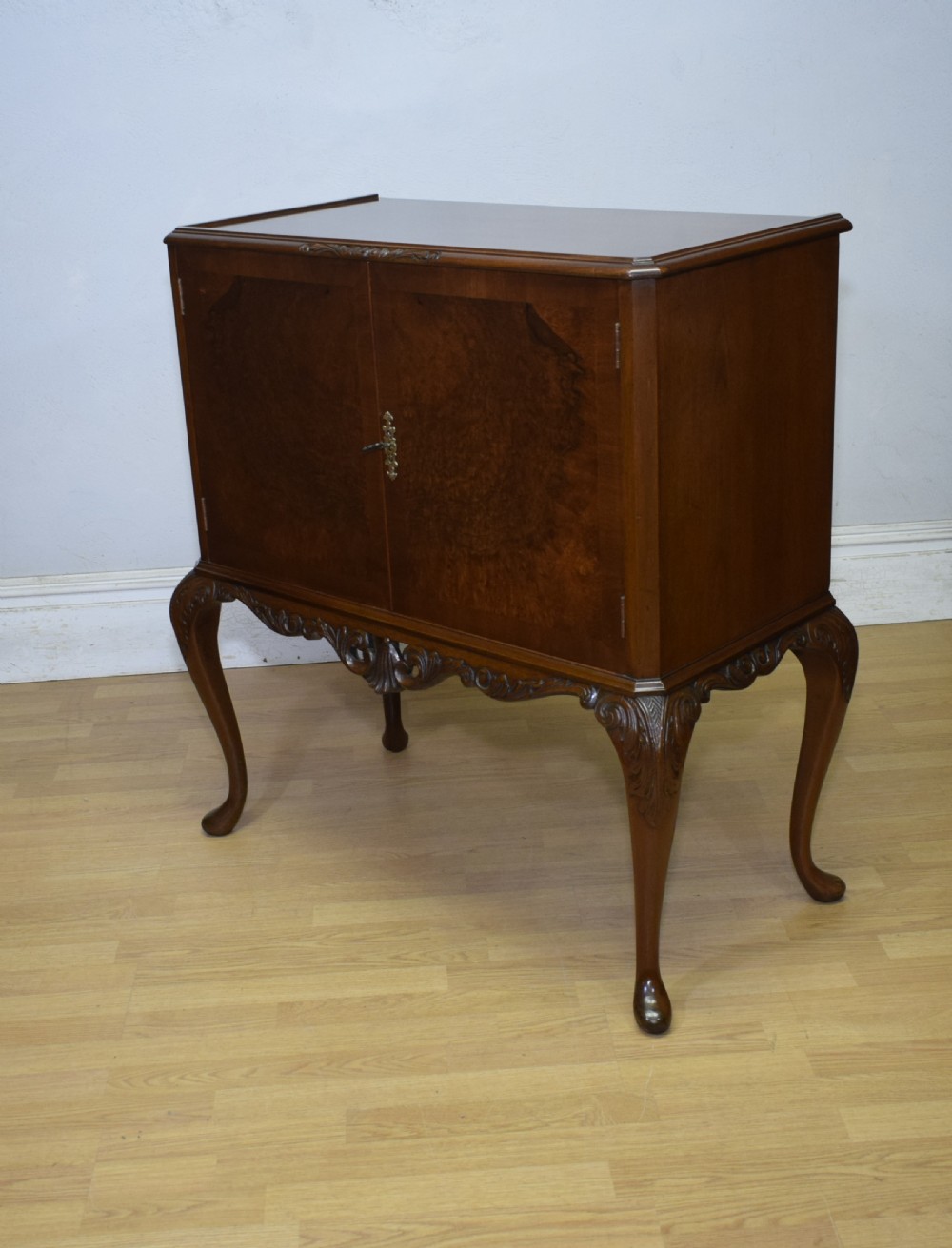 Early 20th Century Walnut Cocktail Cabinet View III