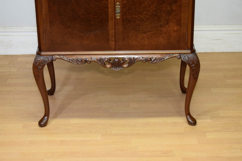 Early 20th Century Walnut Cocktail Cabinet View VI