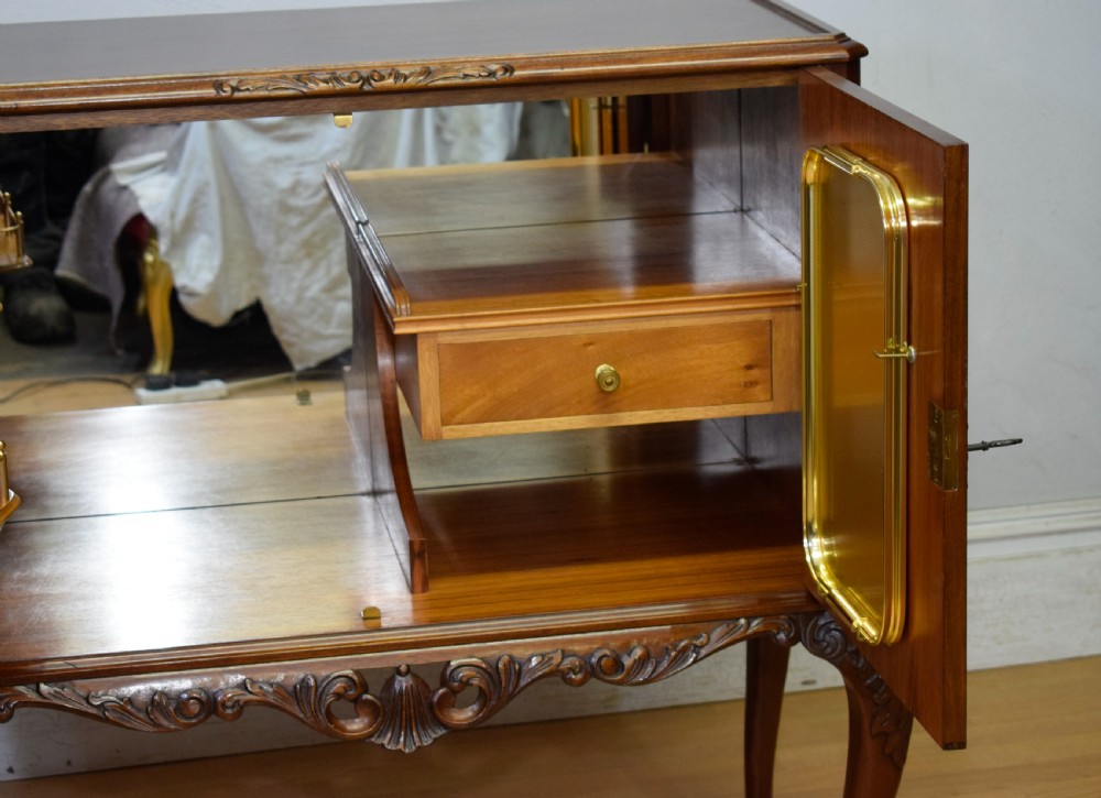 Early 20th Century Walnut Cocktail Cabinet View XIX
