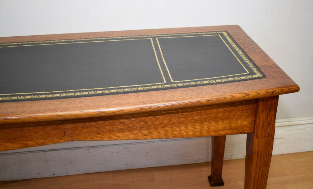  Oak Arts & Crafts Writing Table View III