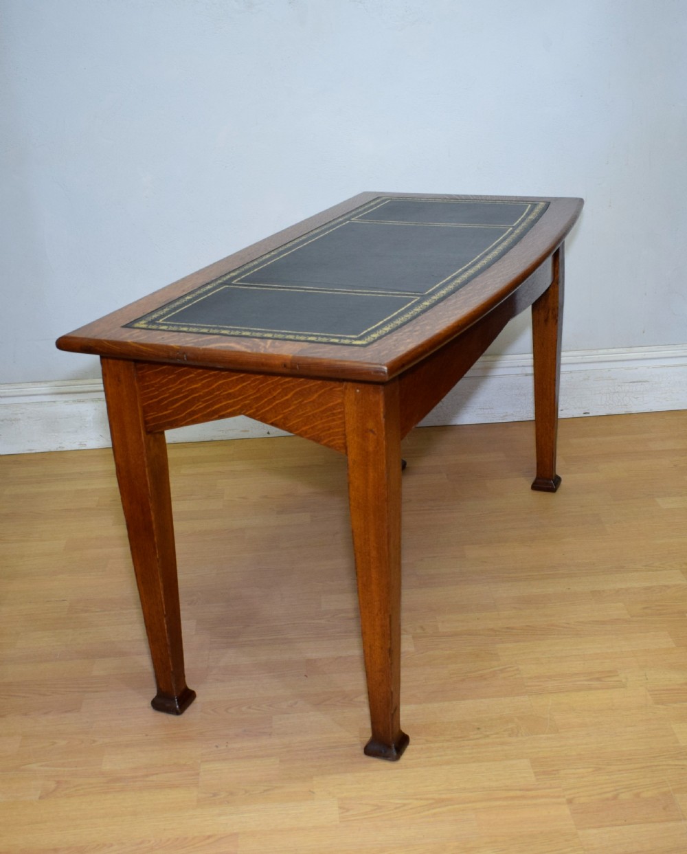  Oak Arts & Crafts Writing Table View IV