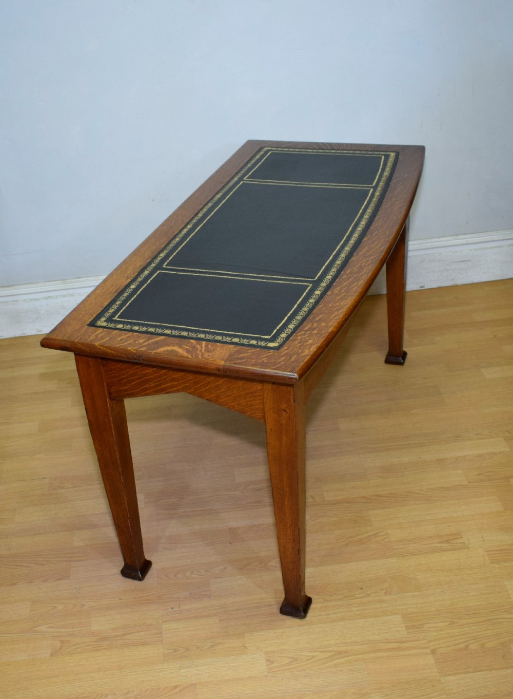  Oak Arts & Crafts Writing Table View V