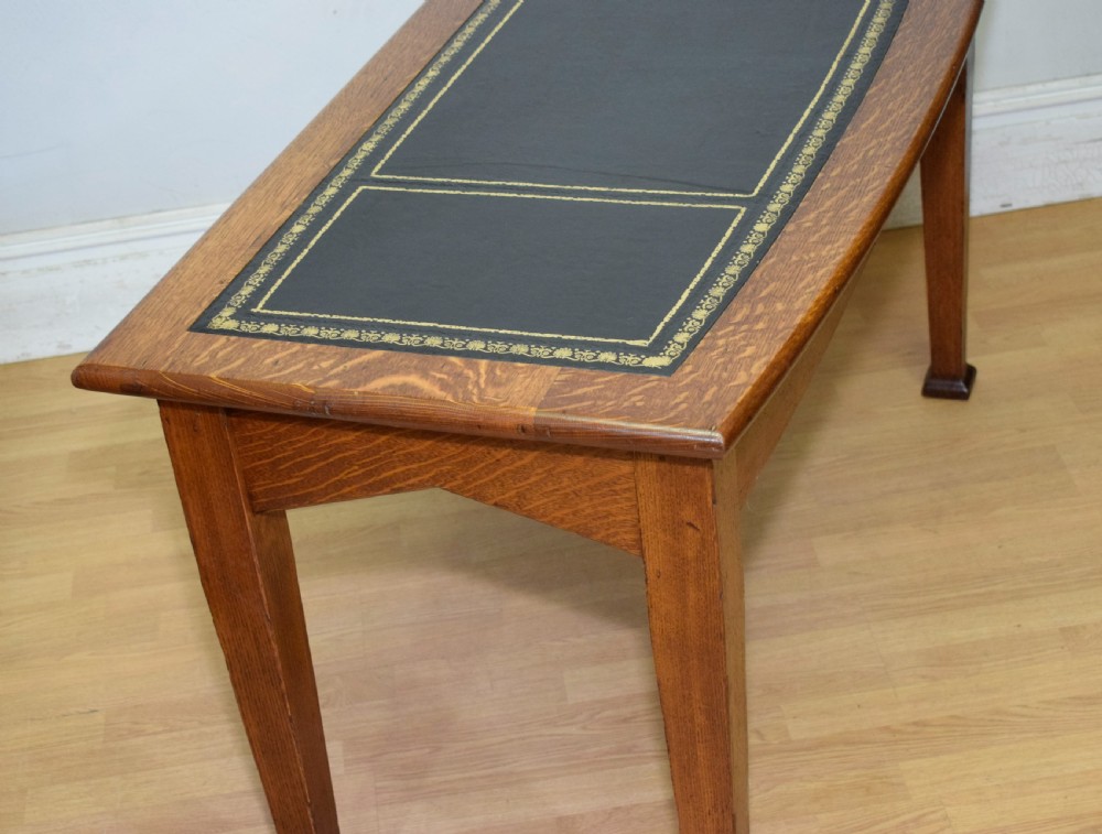  Oak Arts & Crafts Writing Table View VI
