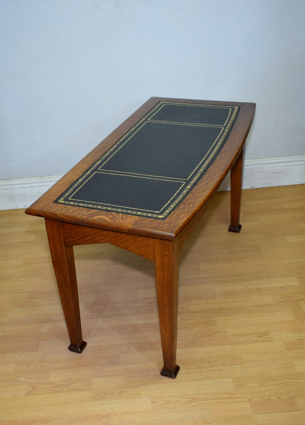  Oak Arts & Crafts Writing Table View VII