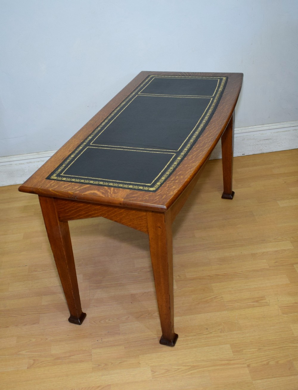  Oak Arts & Crafts Writing Table View VIII
