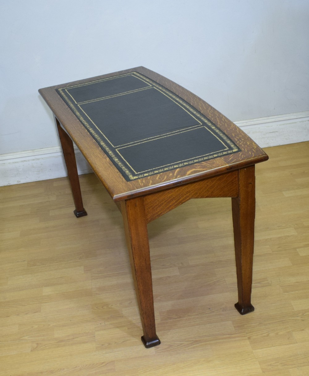  Oak Arts & Crafts Writing Table View IX