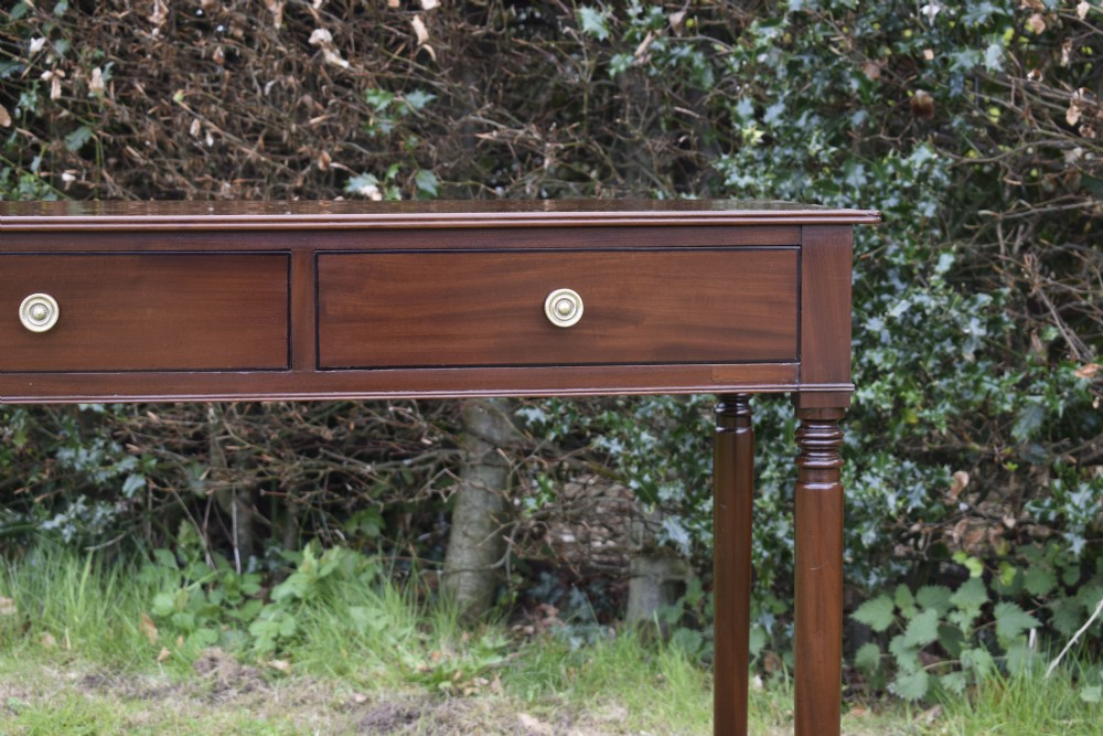 Regency Mahogany Writing Table View V