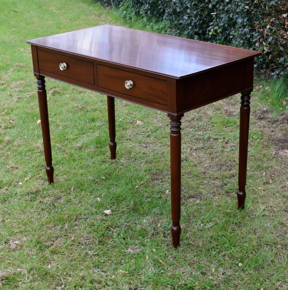 Regency Mahogany Writing Table View VII