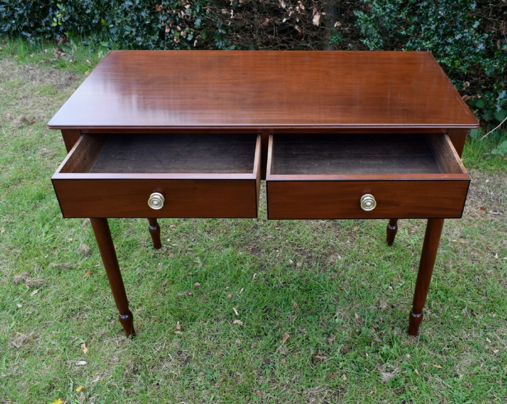 Regency Mahogany Writing Table View XI