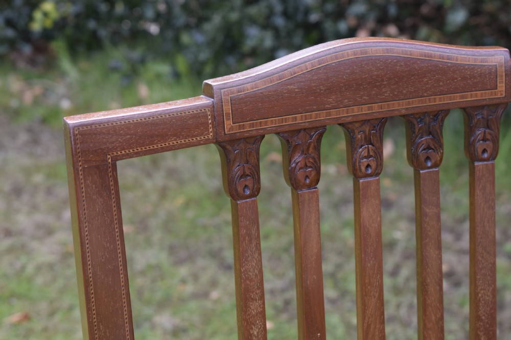 Edwardian Inlaid Armchair View VII