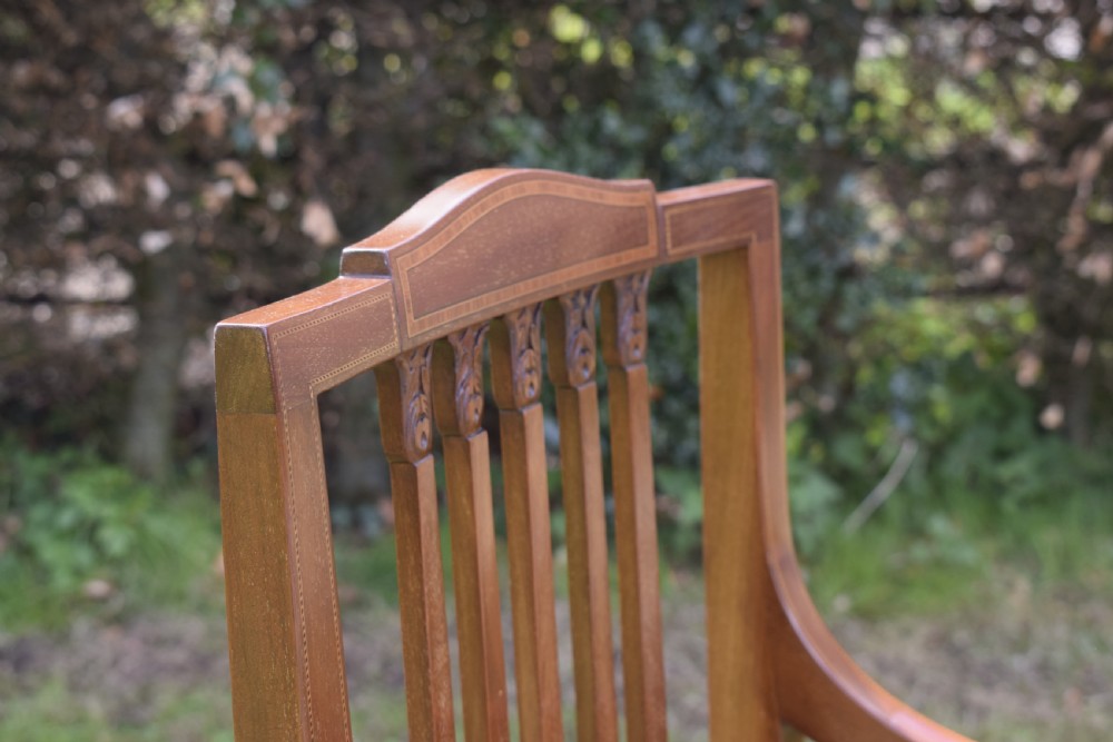 Edwardian Inlaid Armchair View IX