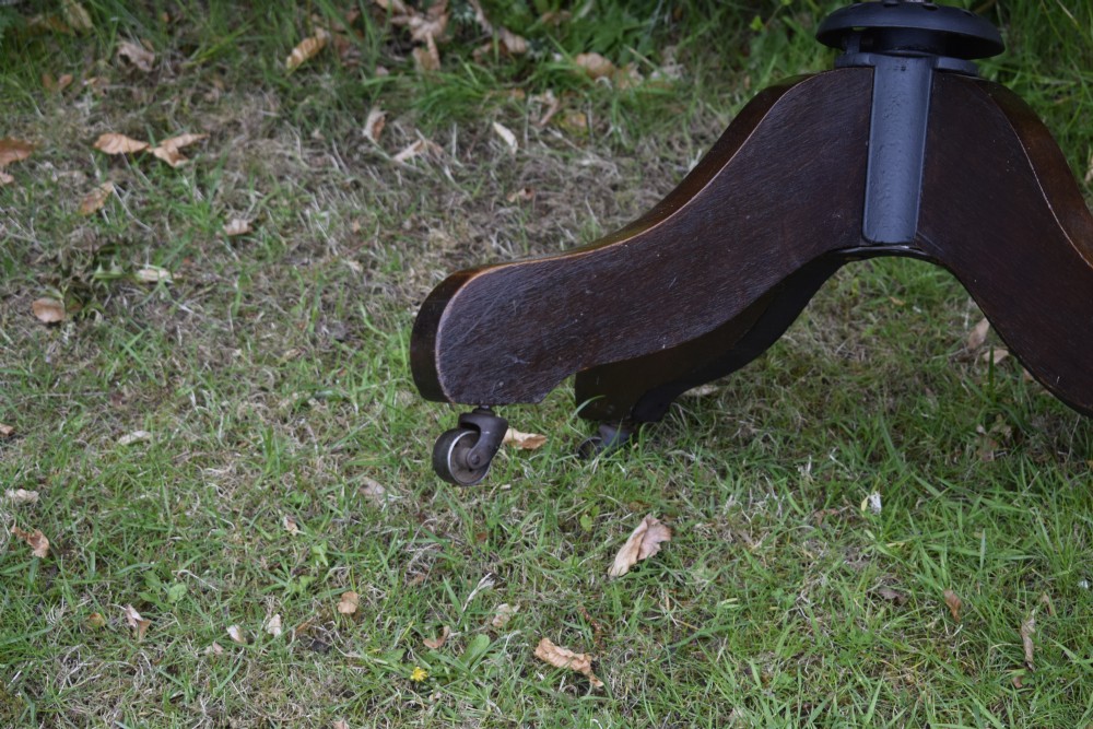 Oak Swivel Desk Chair View XXI
