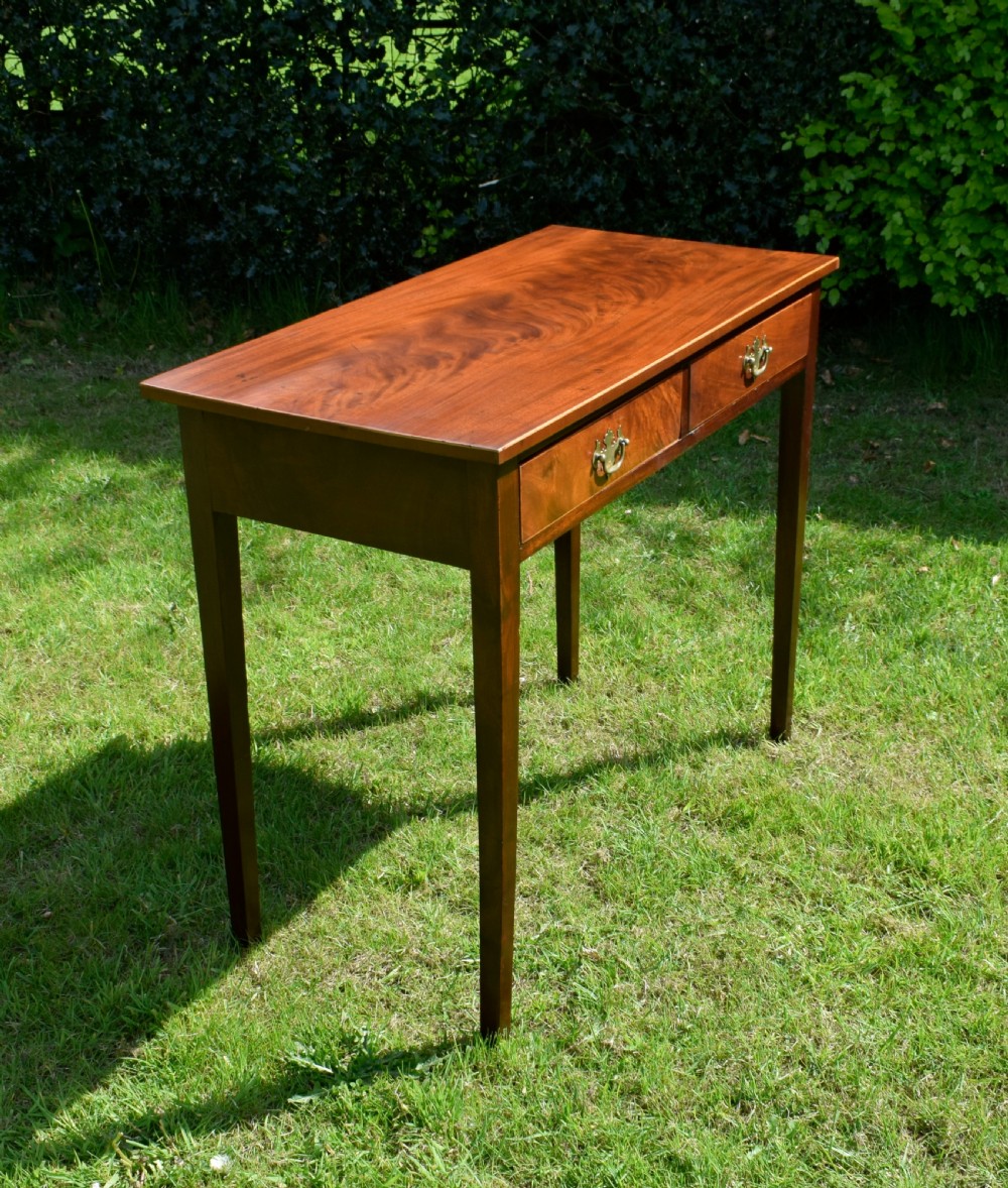 Georgian 2 Drawer Side Table View III