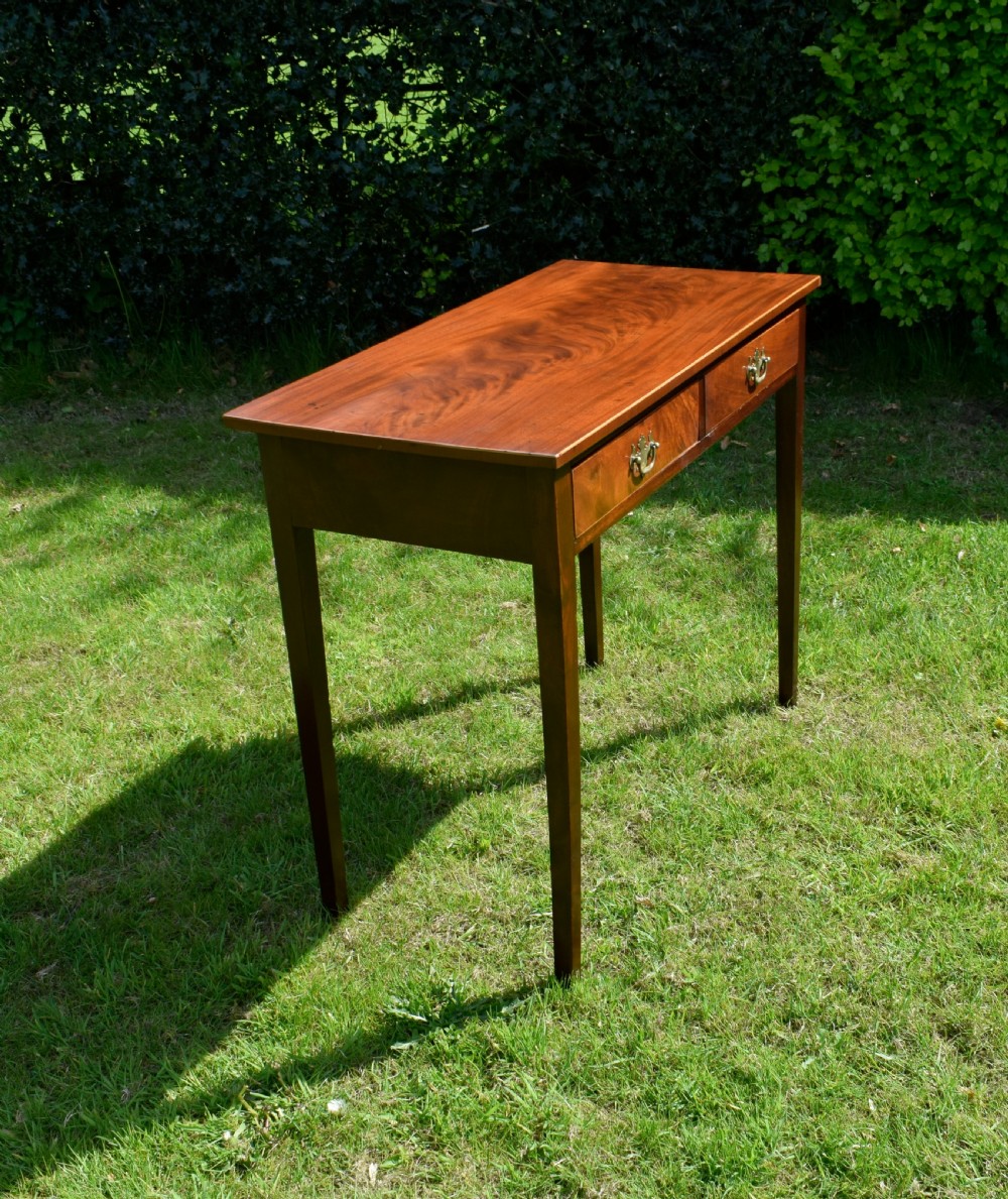 Georgian 2 Drawer Side Table View XV