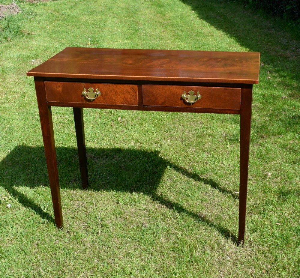 Georgian 2 Drawer Side Table View XVII