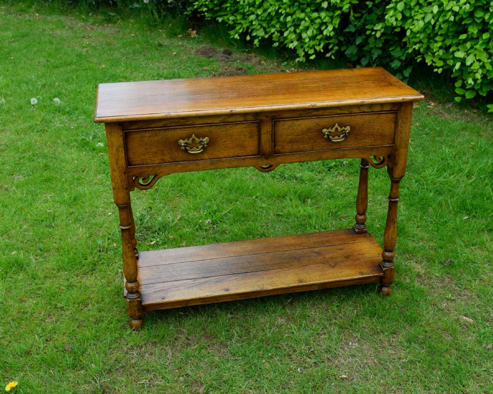 Oak Dresser Base View II