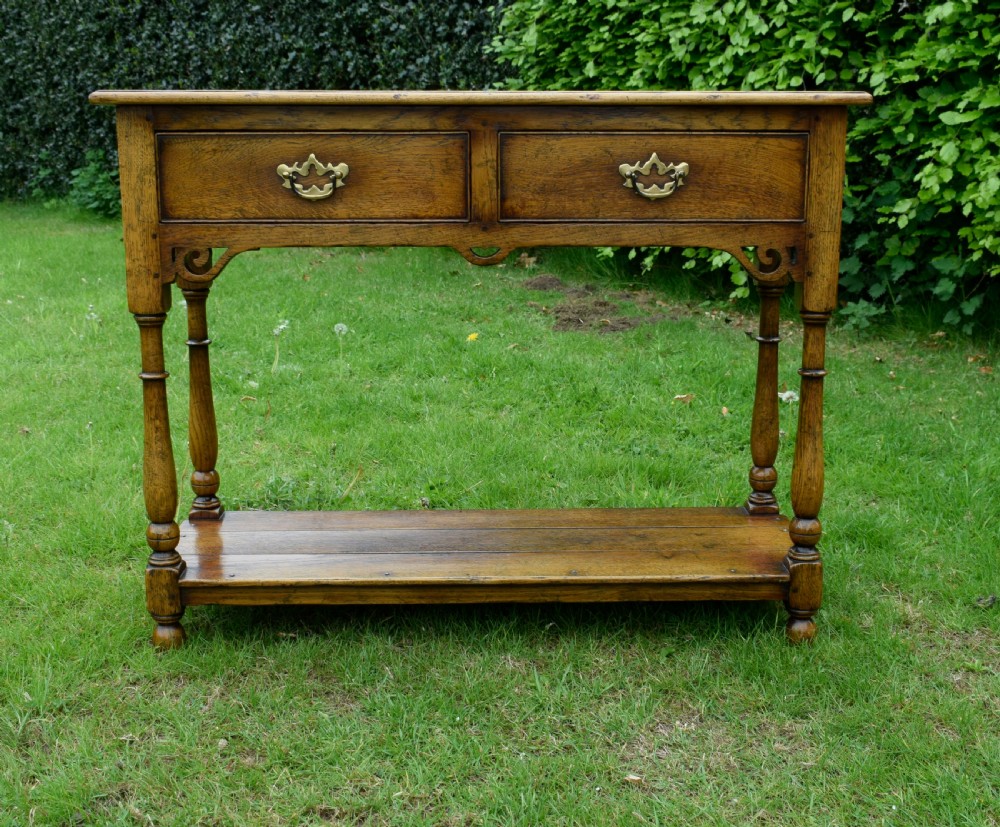 Oak Dresser Base View XI