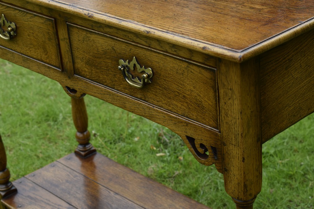 Oak Dresser Base View XVIII