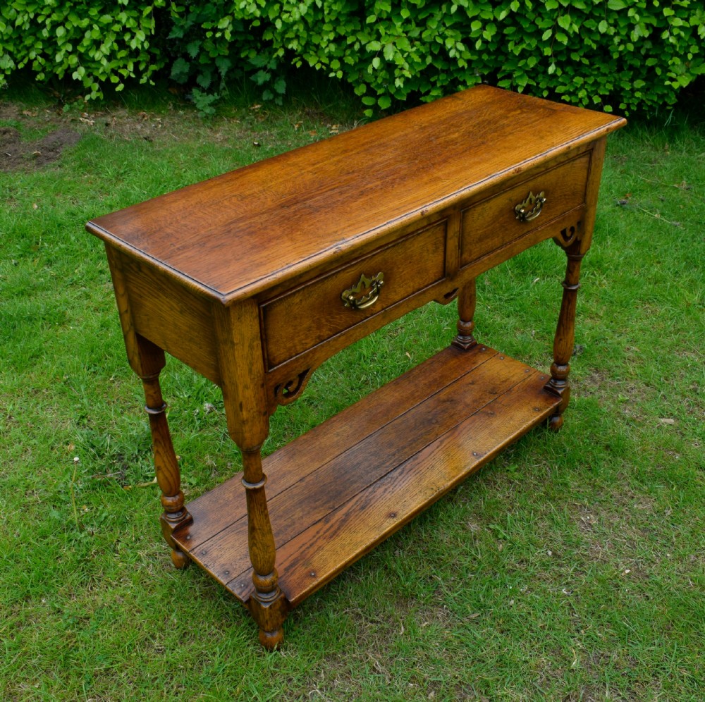 Oak Dresser Base View XX