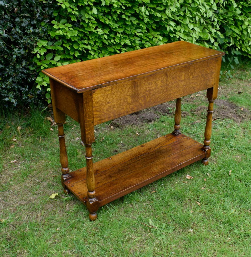 Oak Dresser Base View XXI