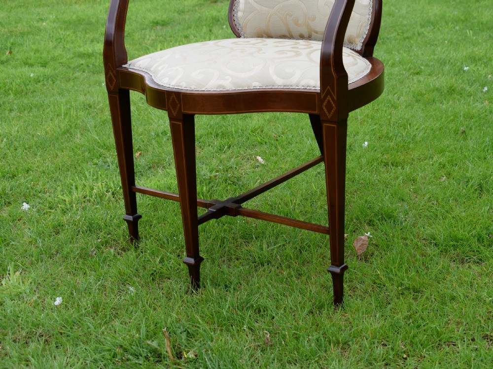 Edwardian Inlaid Armchair View III