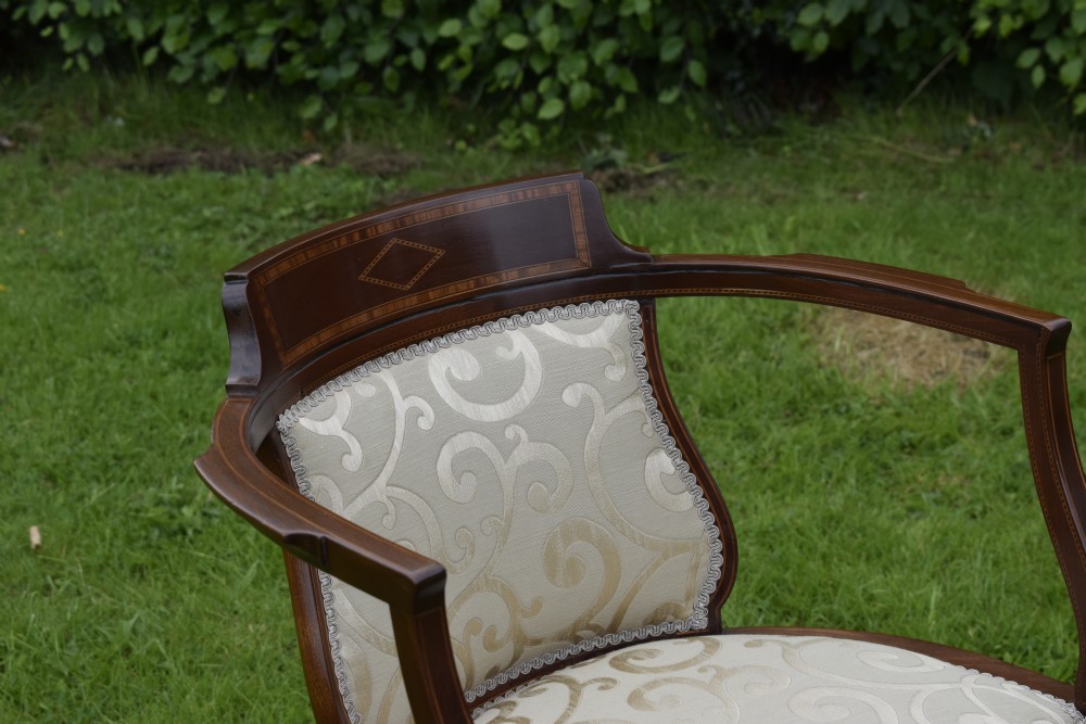 Edwardian Inlaid Armchair View IV
