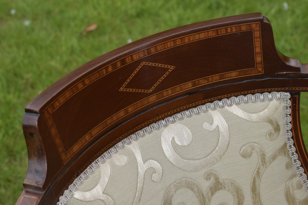 Edwardian Inlaid Armchair View VIII