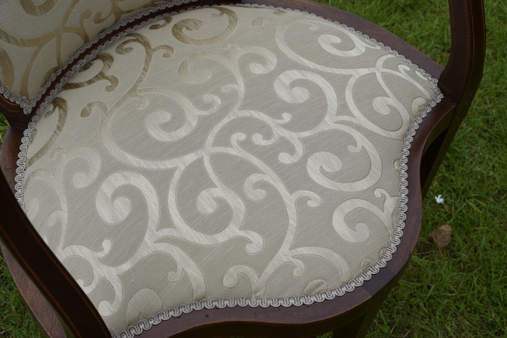Edwardian Inlaid Armchair View X