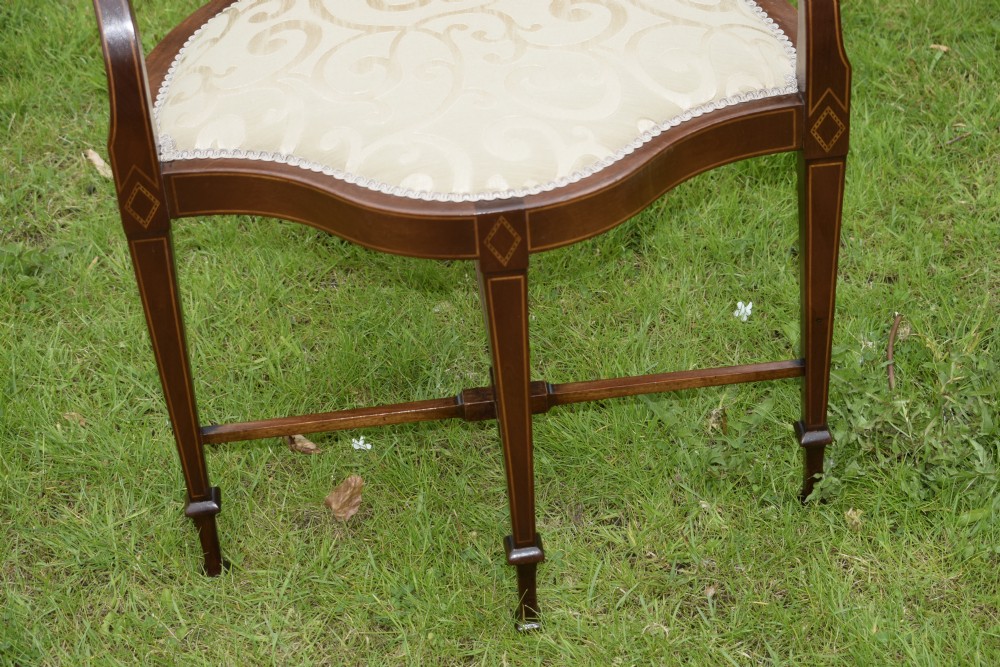 Edwardian Inlaid Armchair View XIII