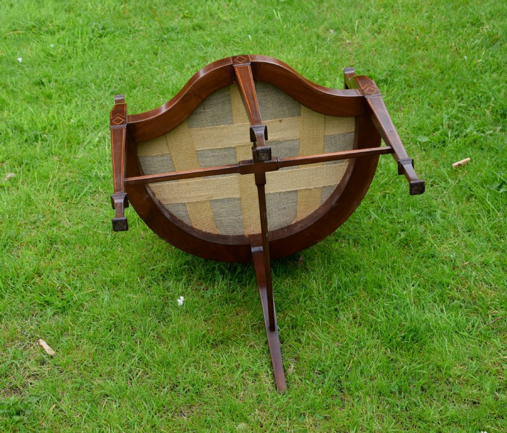 Edwardian Inlaid Armchair View XIV
