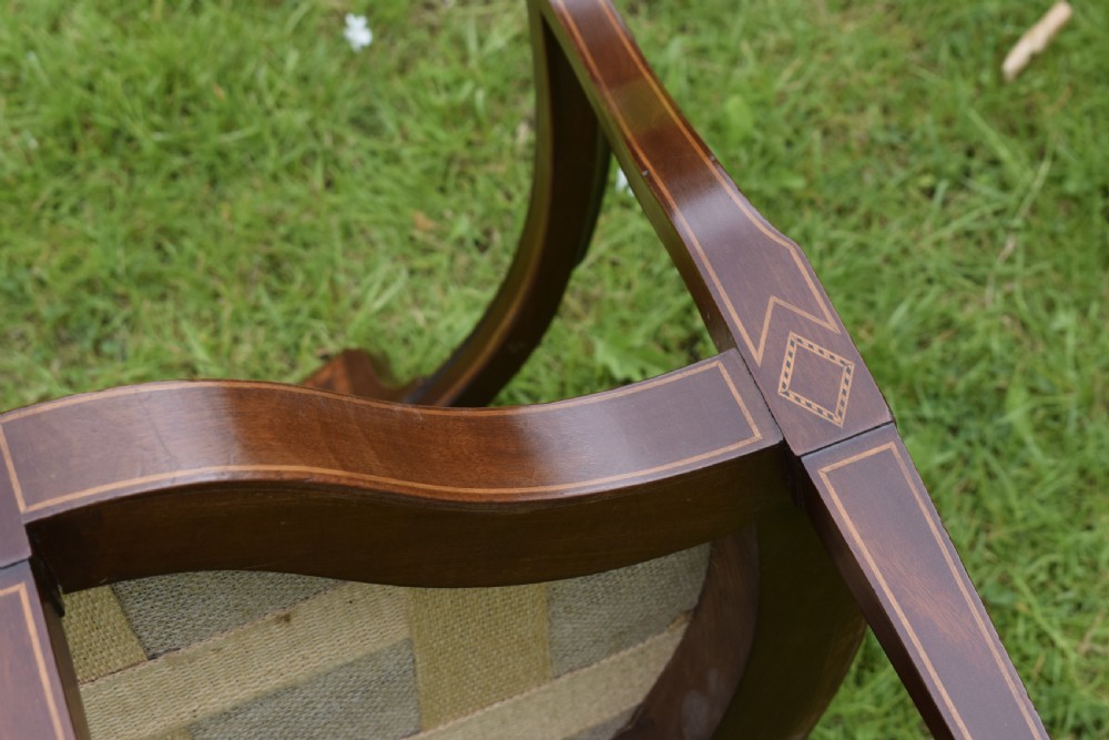 Edwardian Inlaid Armchair View XV
