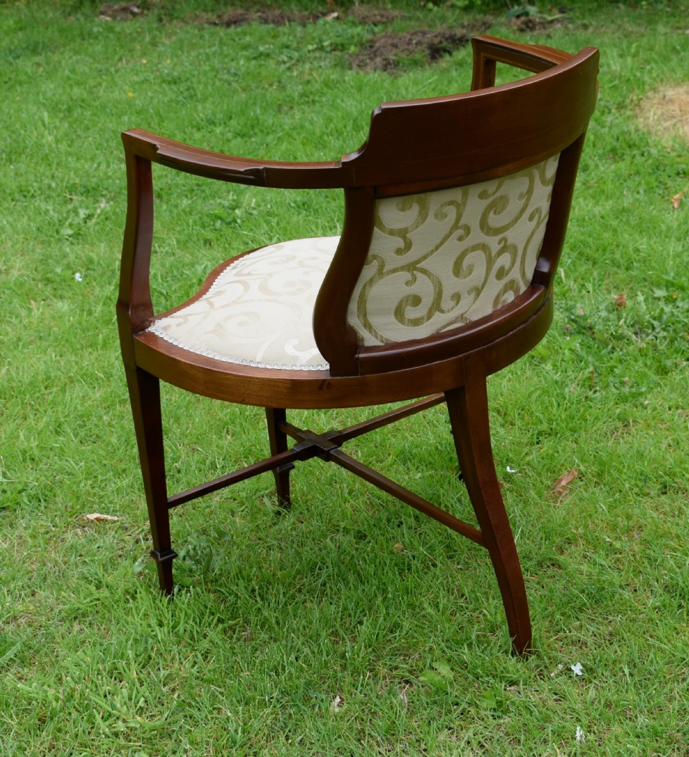 Edwardian Inlaid Armchair View XX