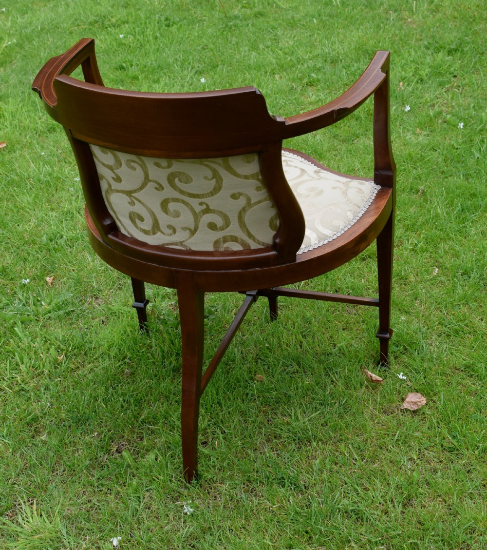 Edwardian Inlaid Armchair View XXI
