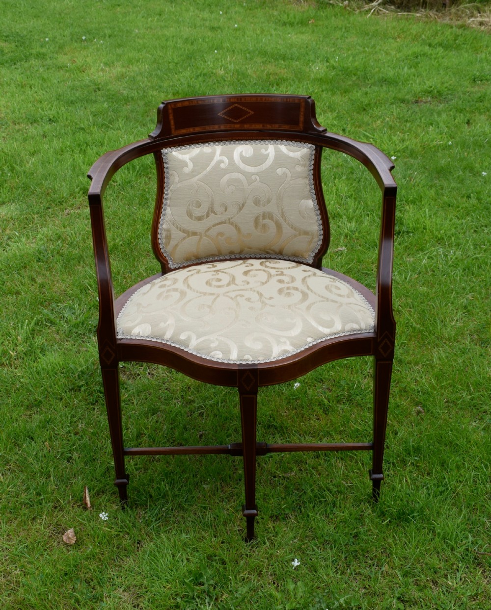 Edwardian Inlaid Armchair View XXII