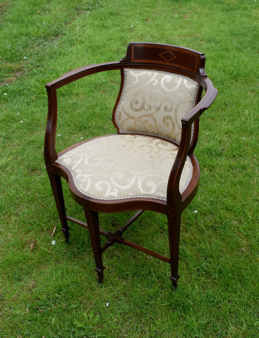 Edwardian Inlaid Armchair View XXIII