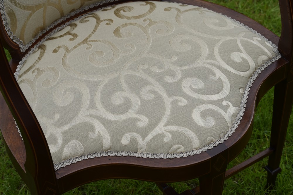 Edwardian Inlaid Armchair View XXV