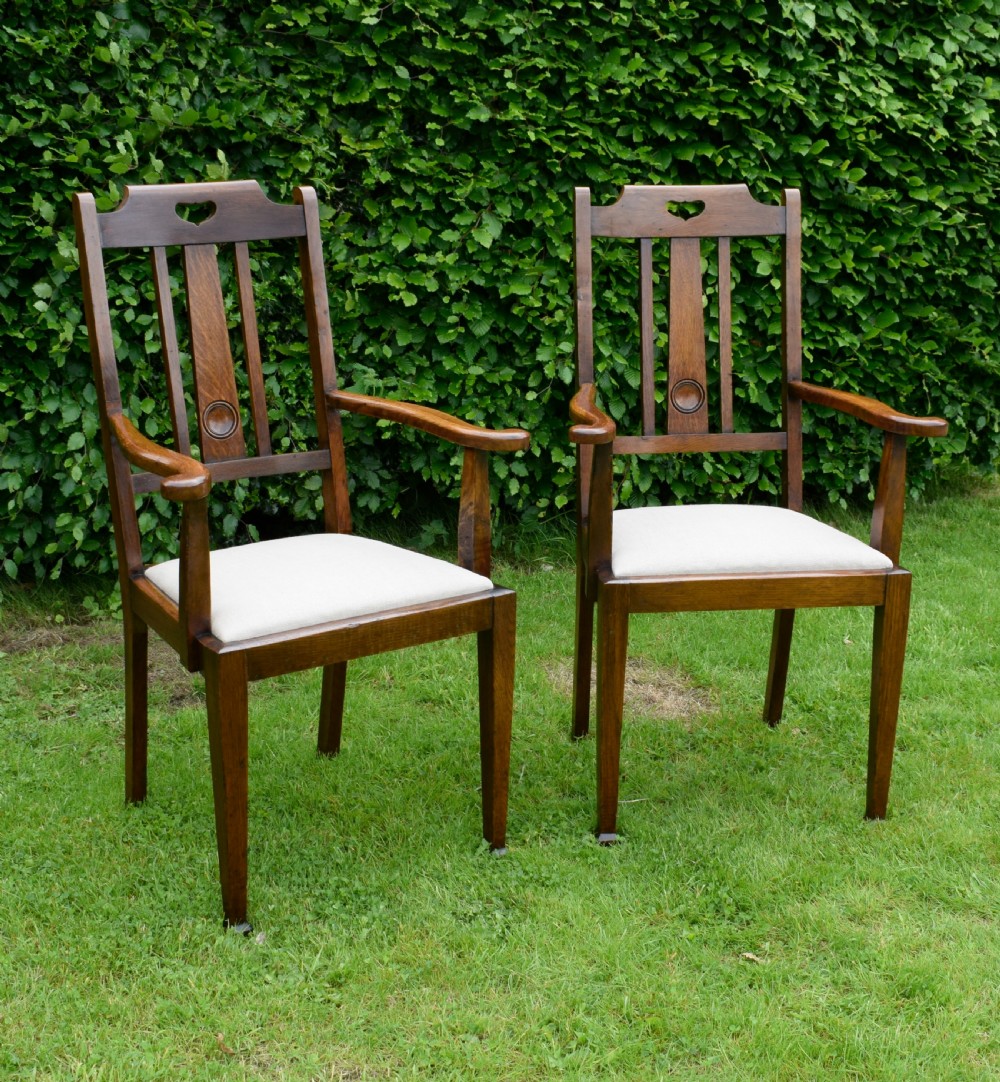 Pair Arts & Crafts Armchairs View VI
