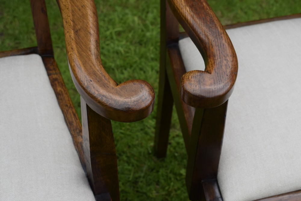 Pair Arts & Crafts Armchairs View XII