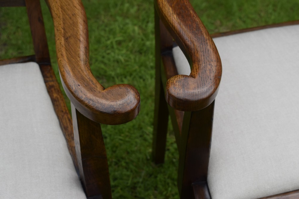 Pair Arts & Crafts Armchairs View XV