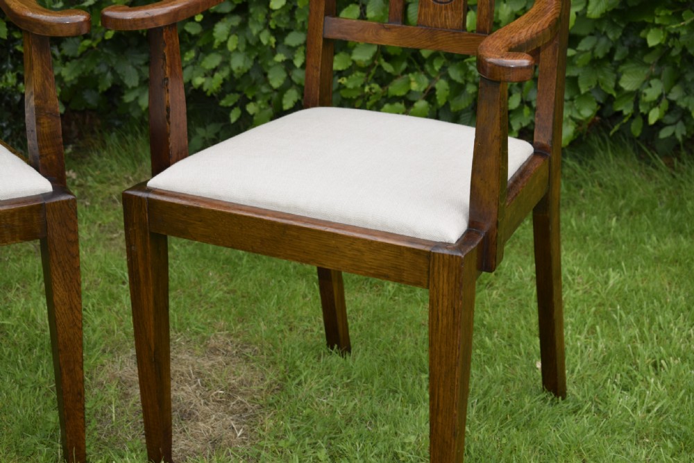 Pair Arts & Crafts Armchairs View XIX
