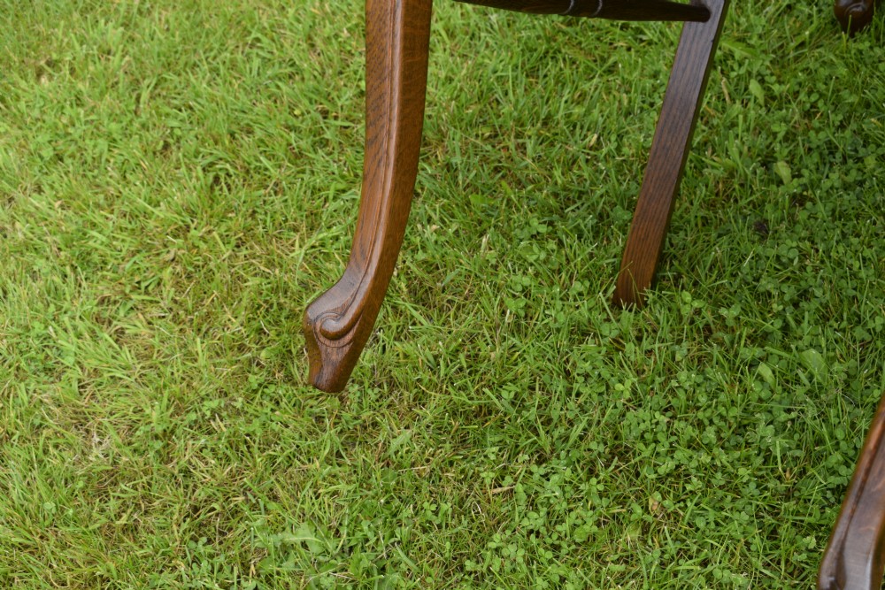Set of 4 Oak Dining Chairs View XV