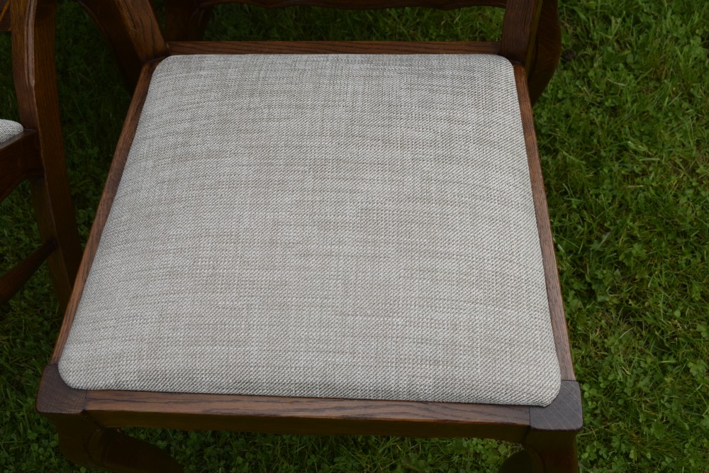 Set of 4 Oak Dining Chairs View XVIII