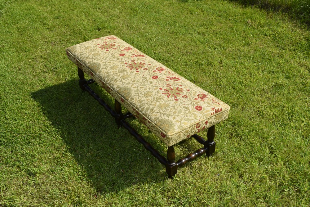 Early 20th Century Window Seat / Large Centre Stool