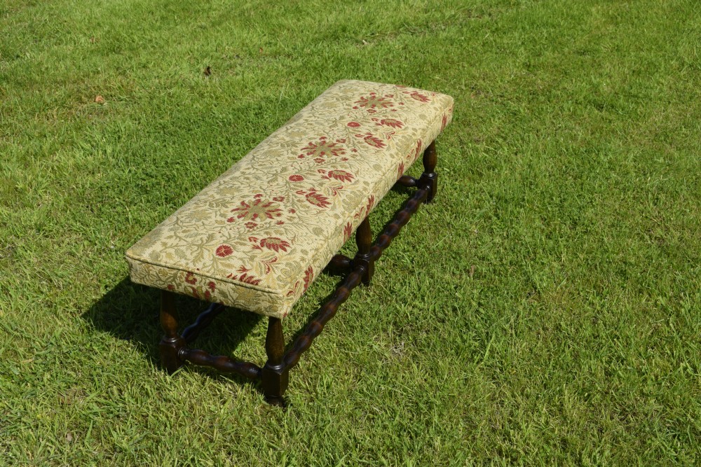 Early 20th Century Window Seat / Large Centre Stool View II