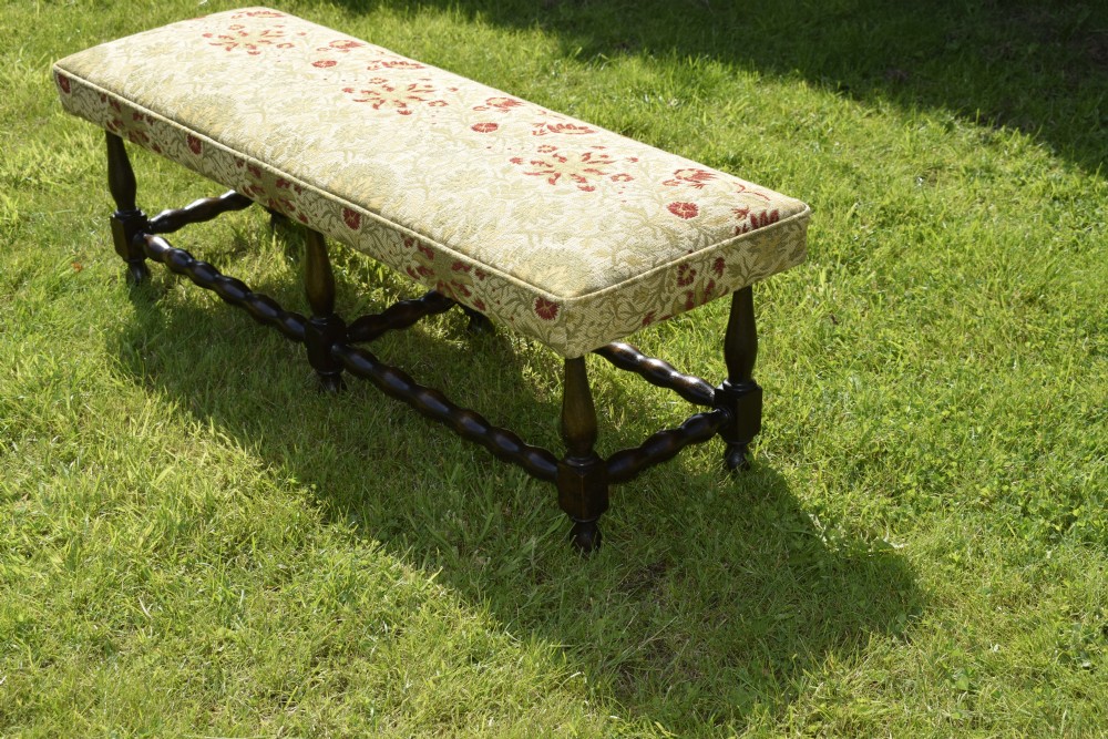 Early 20th Century Window Seat / Large Centre Stool View IV