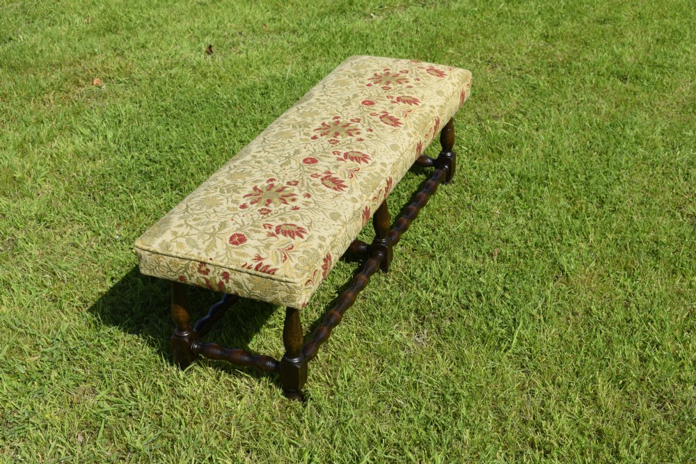 Early 20th Century Window Seat / Large Centre Stool View XII