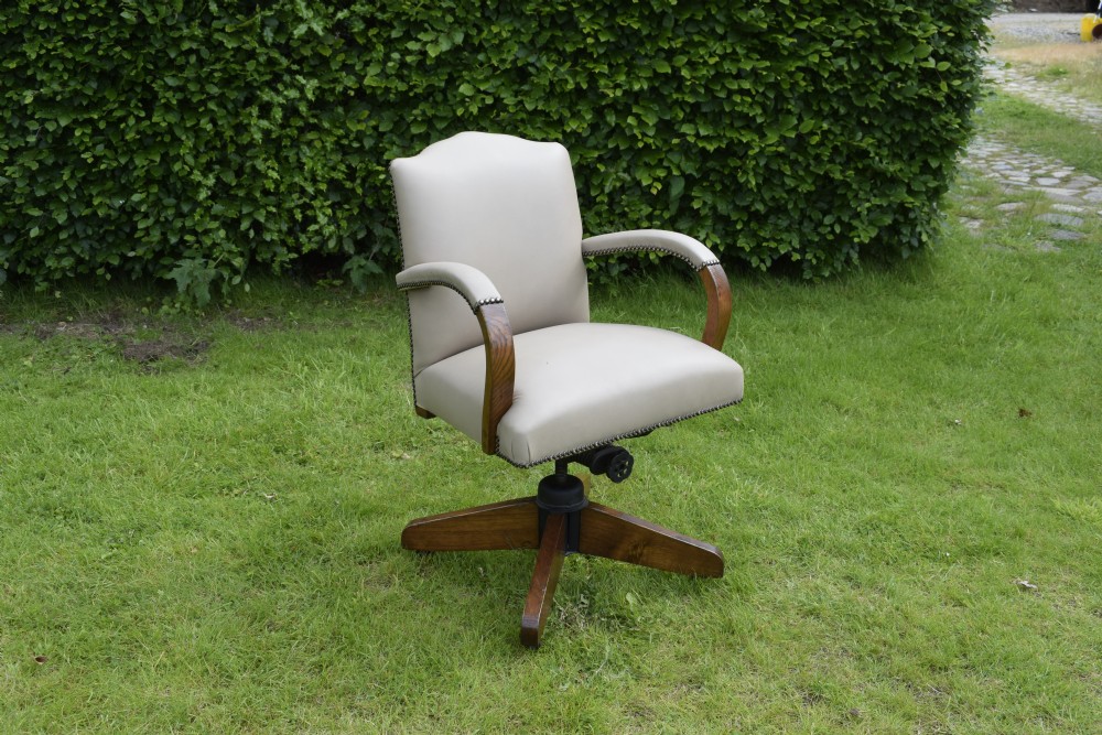Art Deco Swivel Desk Chair
