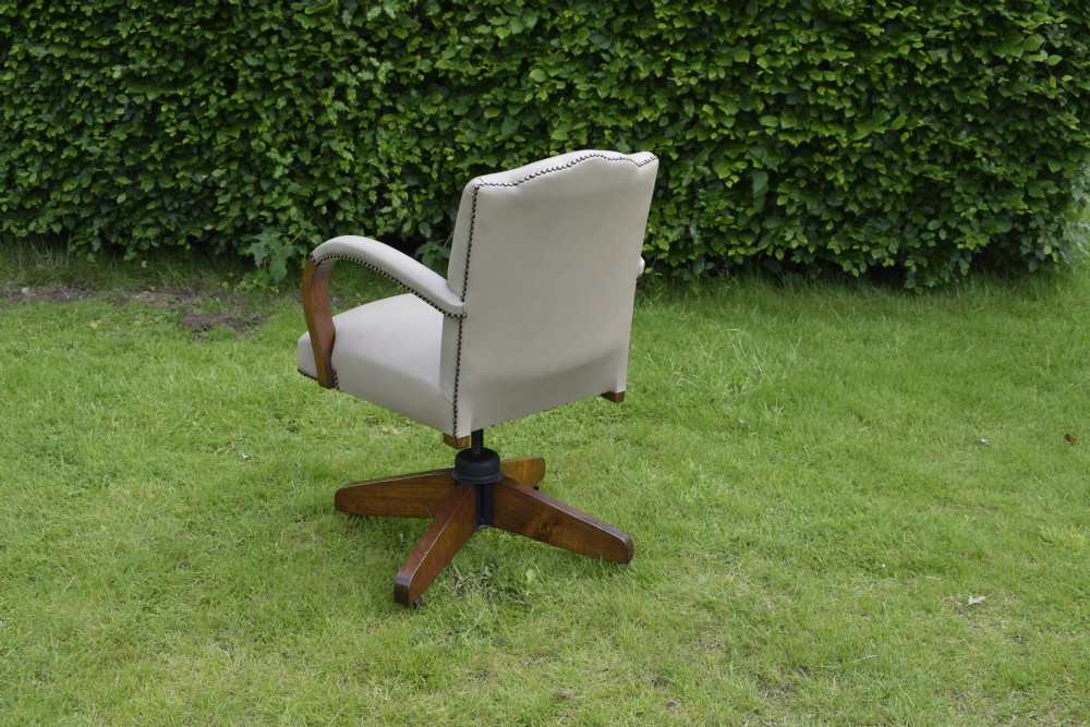 Art Deco Swivel Desk Chair View V
