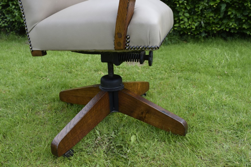 Art Deco Swivel Desk Chair View IX